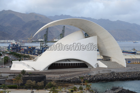 theater in santa cruz de tenerife spain Stock Photo 2401601