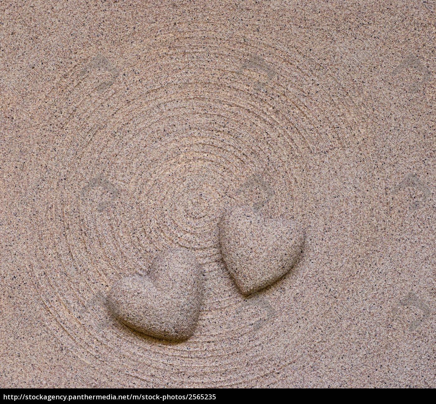 Heart In The Sand Stock Photo Panthermedia Stock Agency