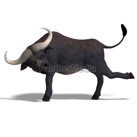 very cute and funny cartoon buffalo - Stock Photo #4276985 | PantherMedia  Stock Agency