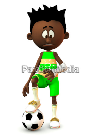 Sad black cartoon boy with broken arm. - Royalty free photo #4852388 |  PantherMedia Stock Agency