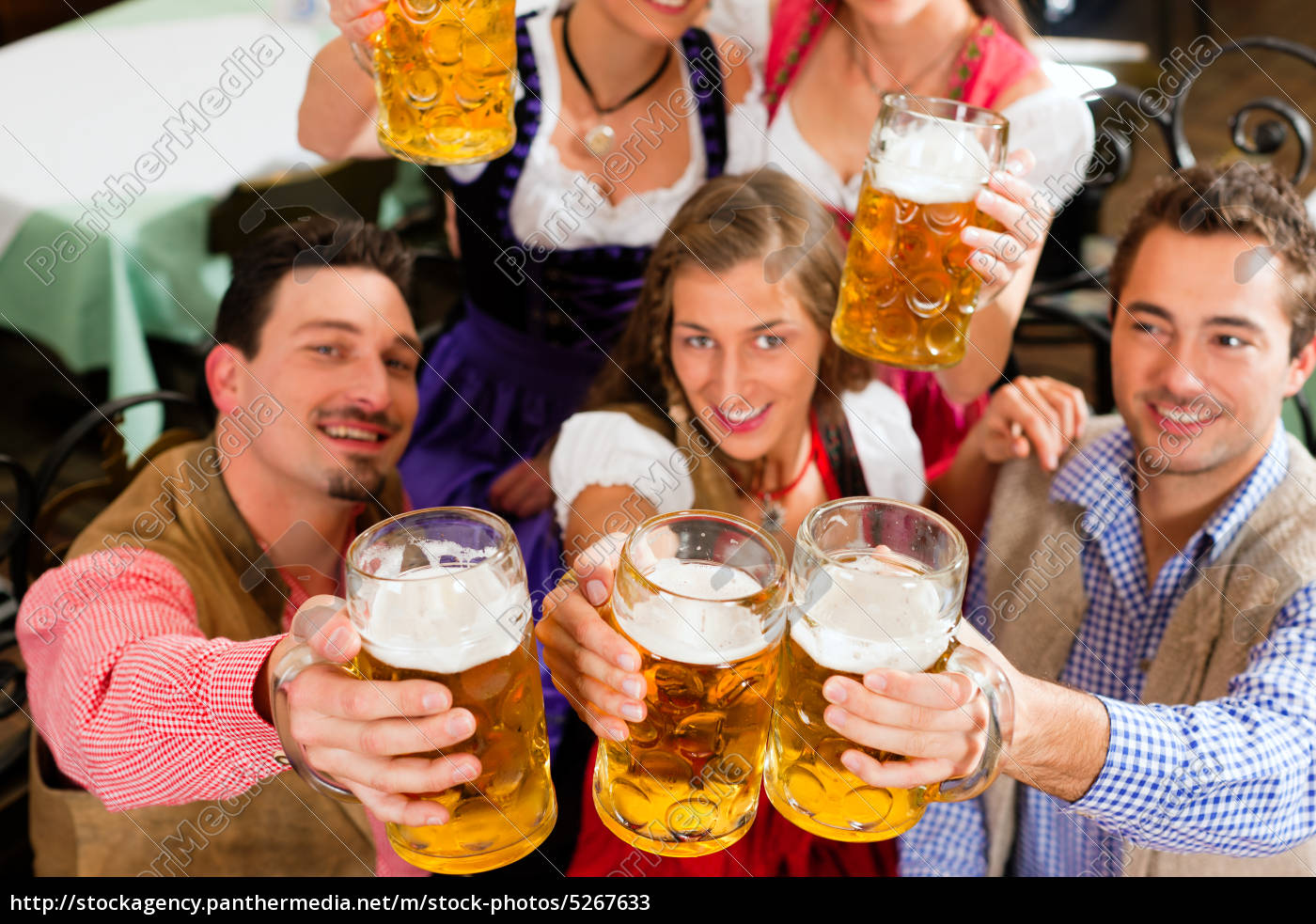 people drinking beer