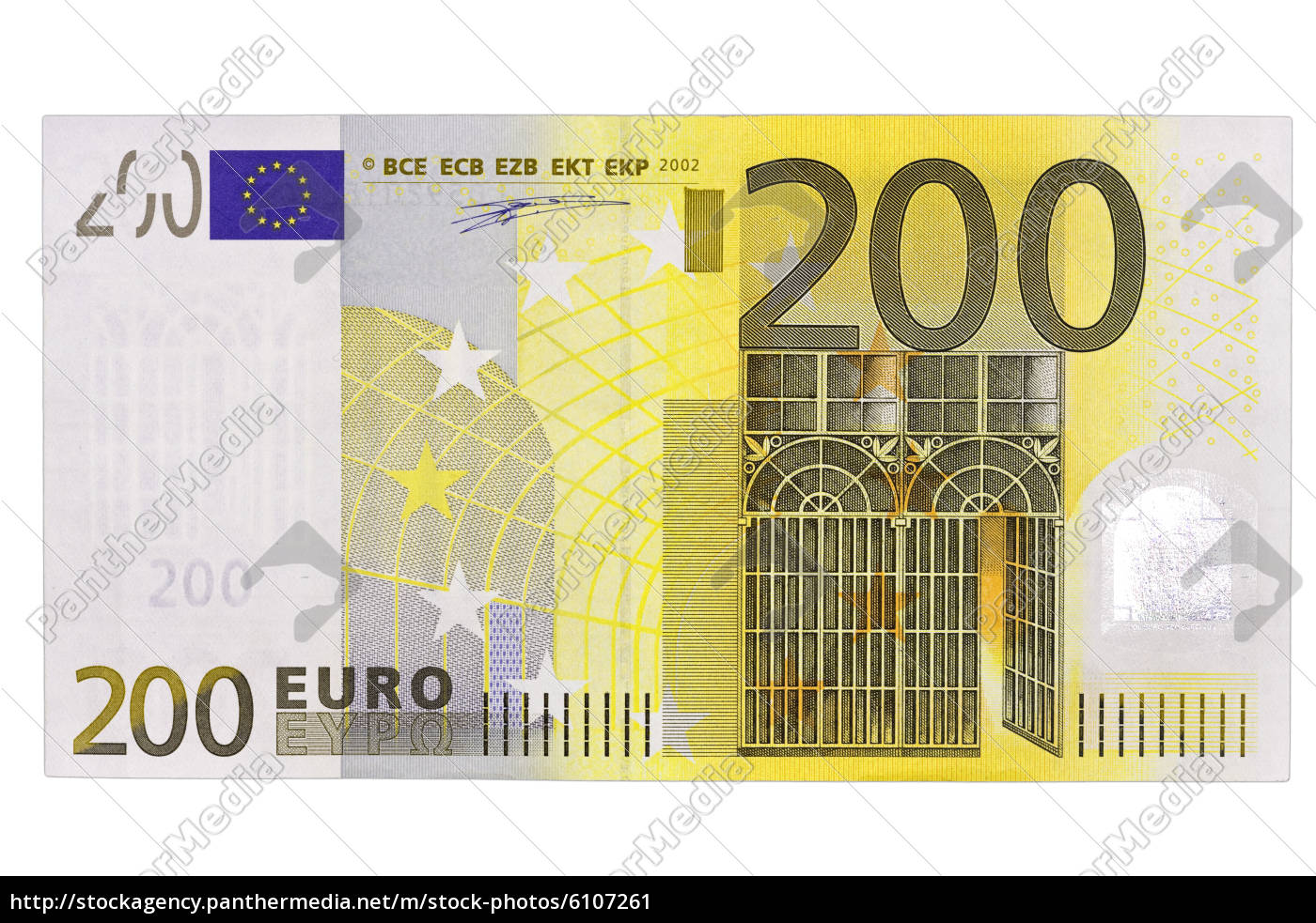 200 euro money front - Stock #6107261 | PantherMedia Stock