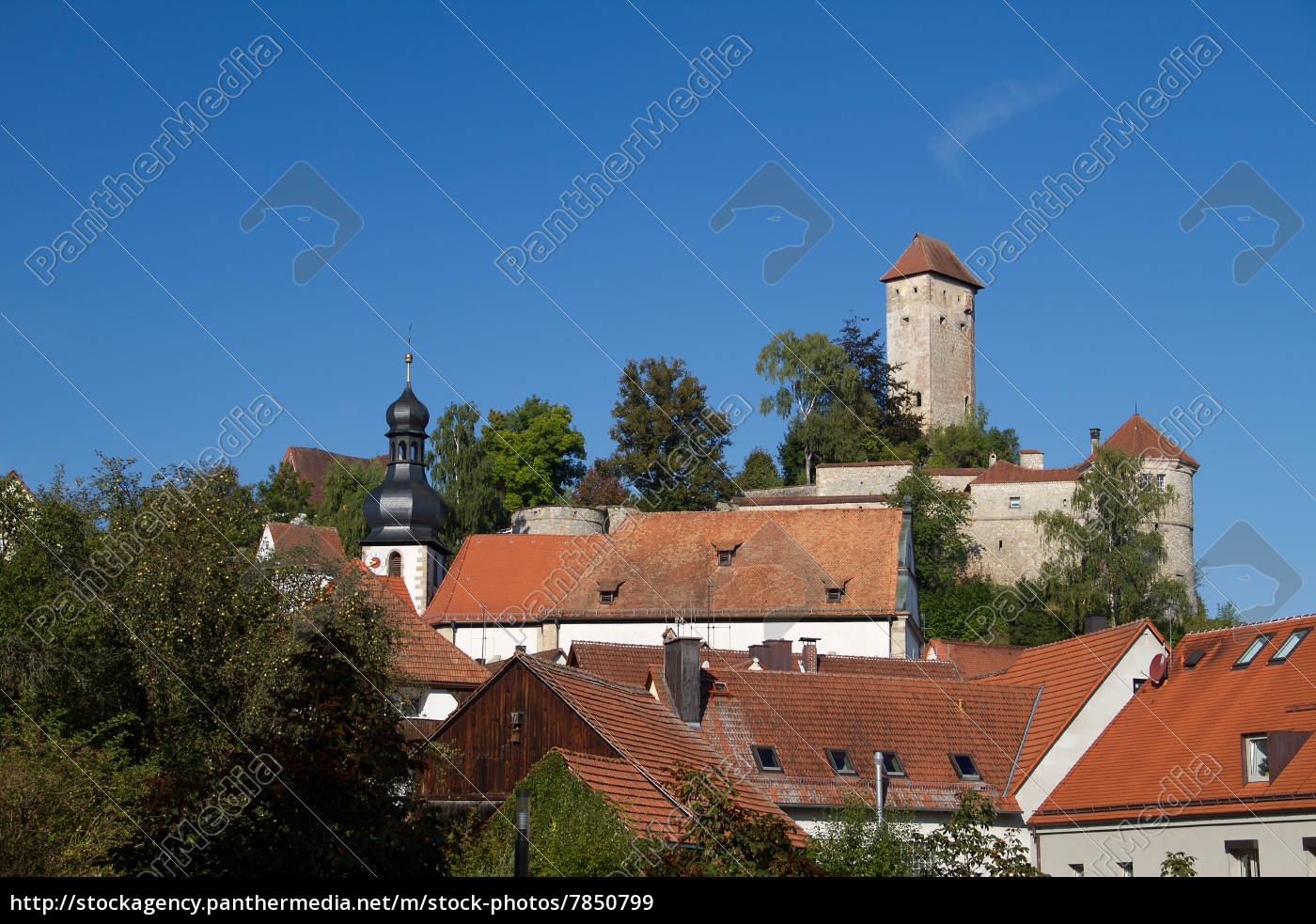 Burg Veldenstein Royalty Free Image Panthermedia Stock Agency