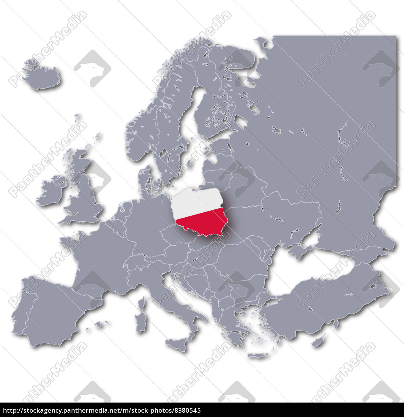 Royalty Free Image 8380545 Europe Map Of Poland