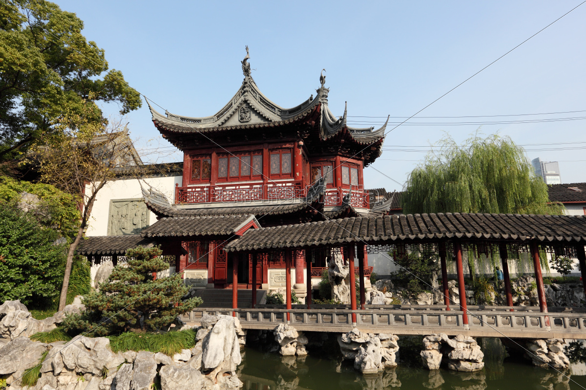 Traditional Chinese Architecture In Yuyuan Garden Stock Photo Panthermedia Stock Agency