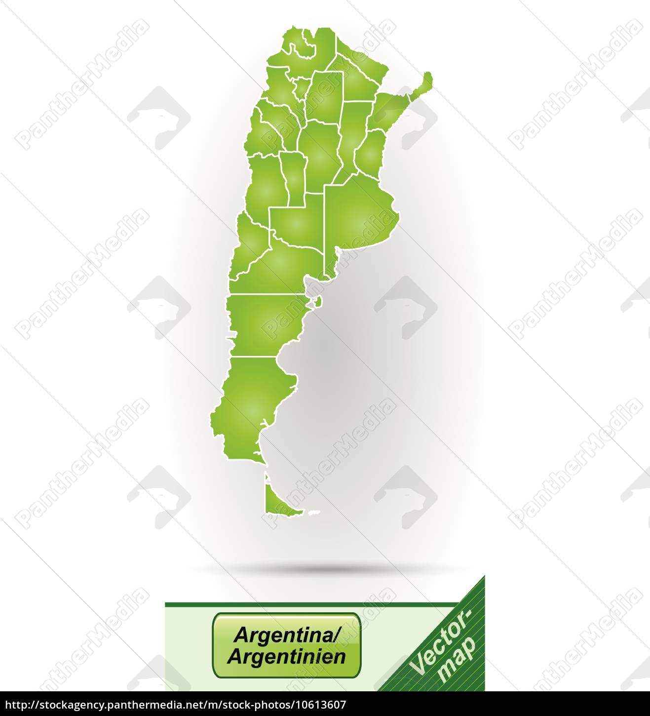 Border Map Of Argentina With Borders In Green Royalty Free Image   ~border Map Of Argentina With Borders 10613607 High 