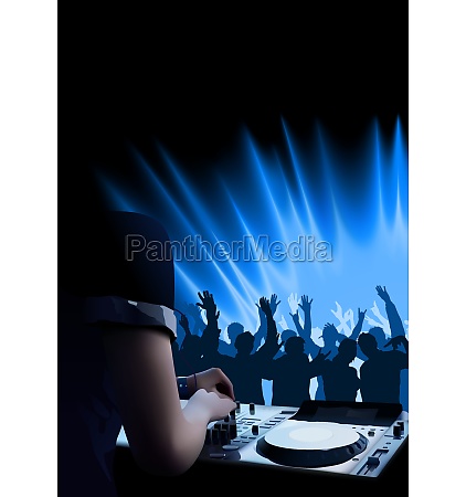 DJ Dance Party Background - Stock Photo #11078285 | PantherMedia Stock  Agency