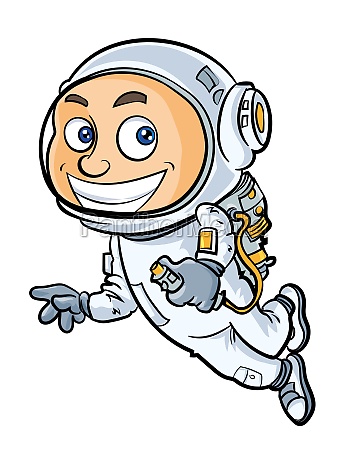 Cartoon cute astronaut - Stock Photo #11412485 | PantherMedia Stock Agency