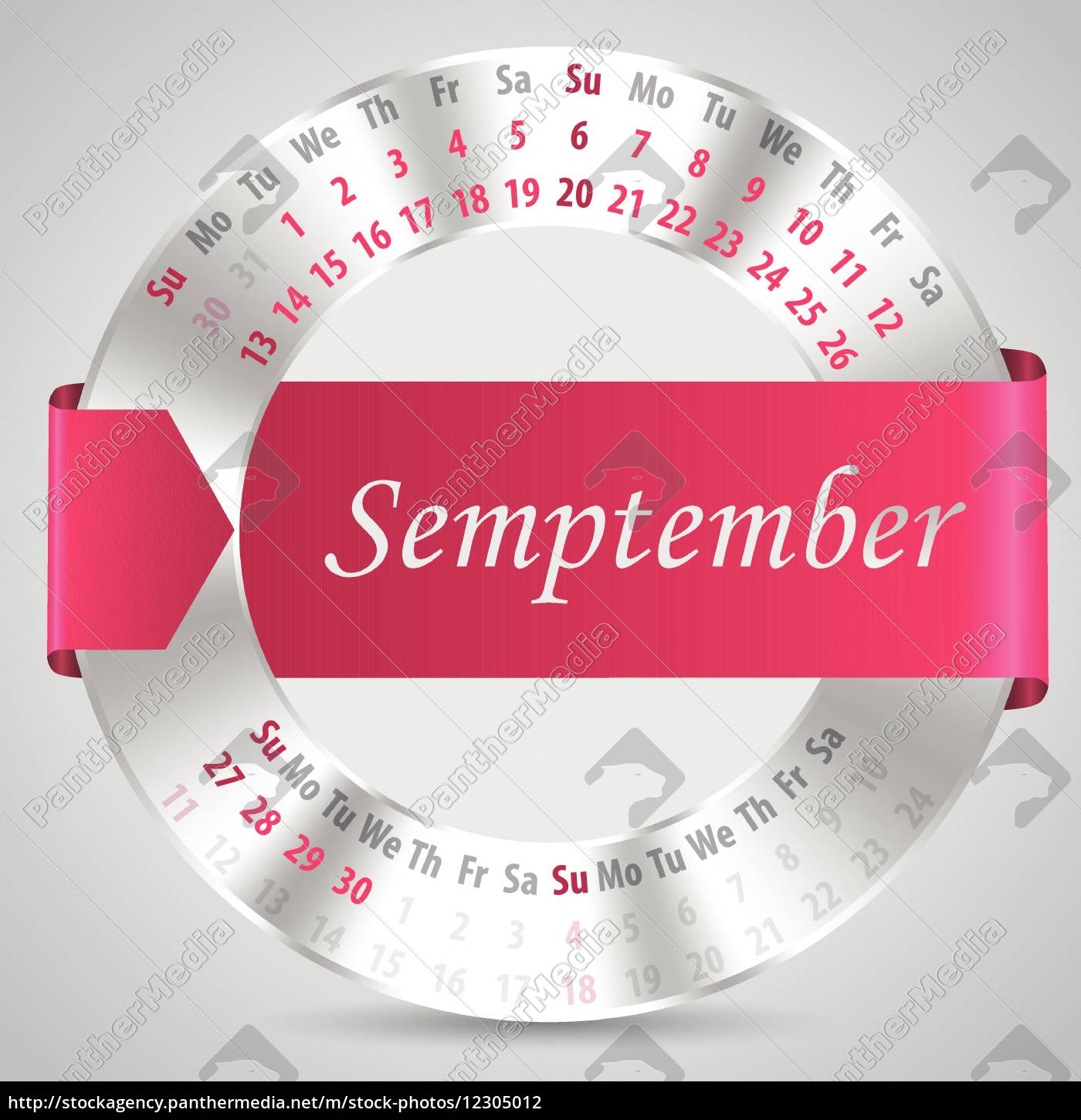 15 September Calendar Design Royalty Free Photo Panthermedia Stock Agency