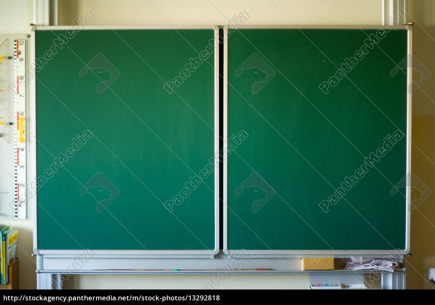 Board Education Green Class Chalk Letter Sponge Stock Image Panthermedia Stock Agency