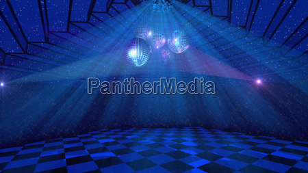 Blue disco background - Royalty free photo #13646280 | PantherMedia Stock  Agency