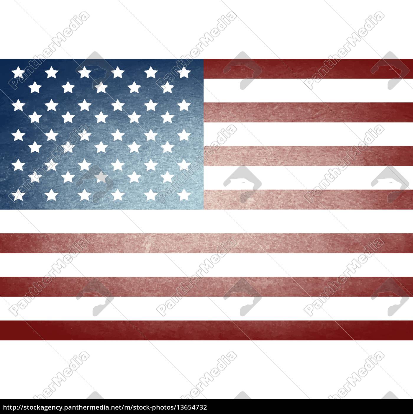 grunge american flag vector