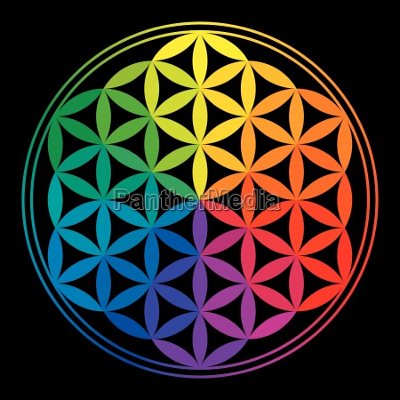 Flower Of Life Rainbow Colors - Stock Photo #13991861 | PantherMedia ...