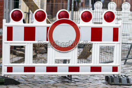 Construction Site Closure - Royalty Free Image #14033655 