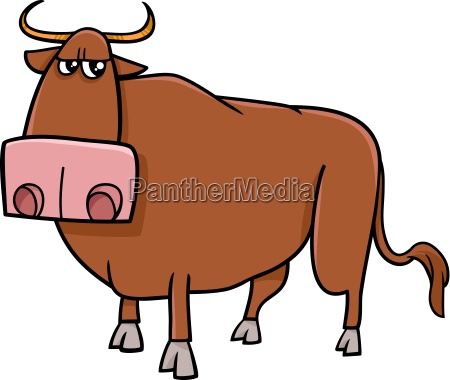 bull farm animal cartoon - Stock Photo #14693251 | PantherMedia Stock Agency