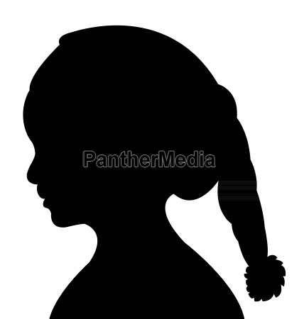 child head silhouette