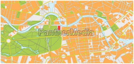 Berlin City Map Royalty Free Image 16217139 Panthermedia Stock Agency