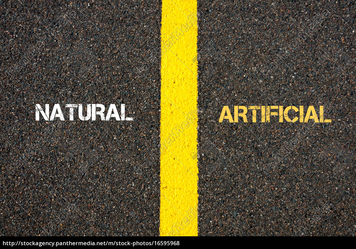 antonym-concept-of-natural-versus-artificial-royalty-free-photo