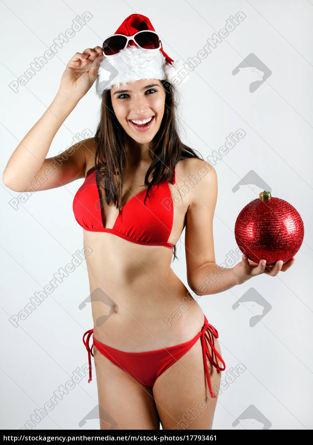 christmas bikini girl pics hot photo