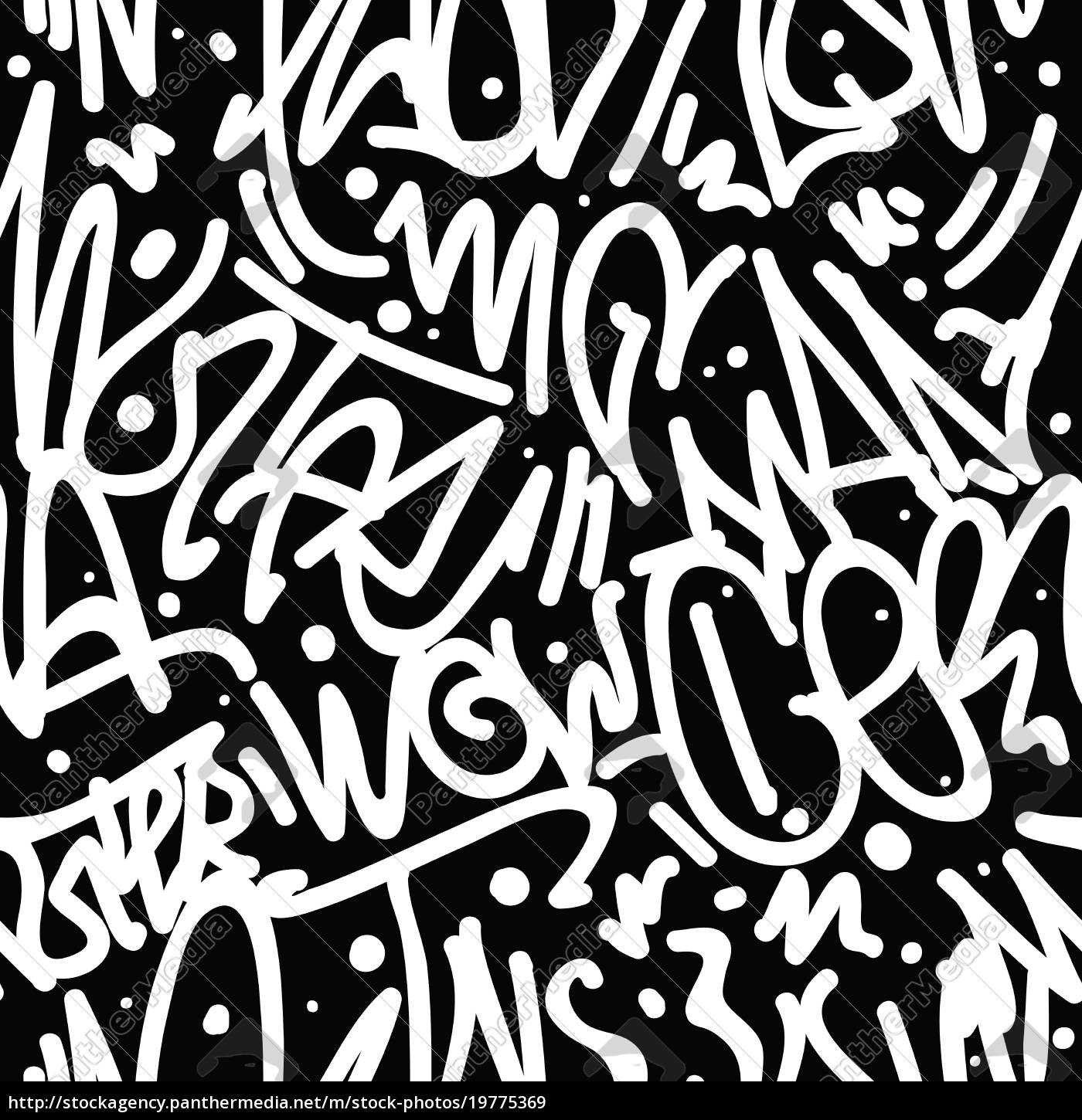 Graffiti Art Seamless Pattern - Stock Photo - #19775369 | PantherMedia ...