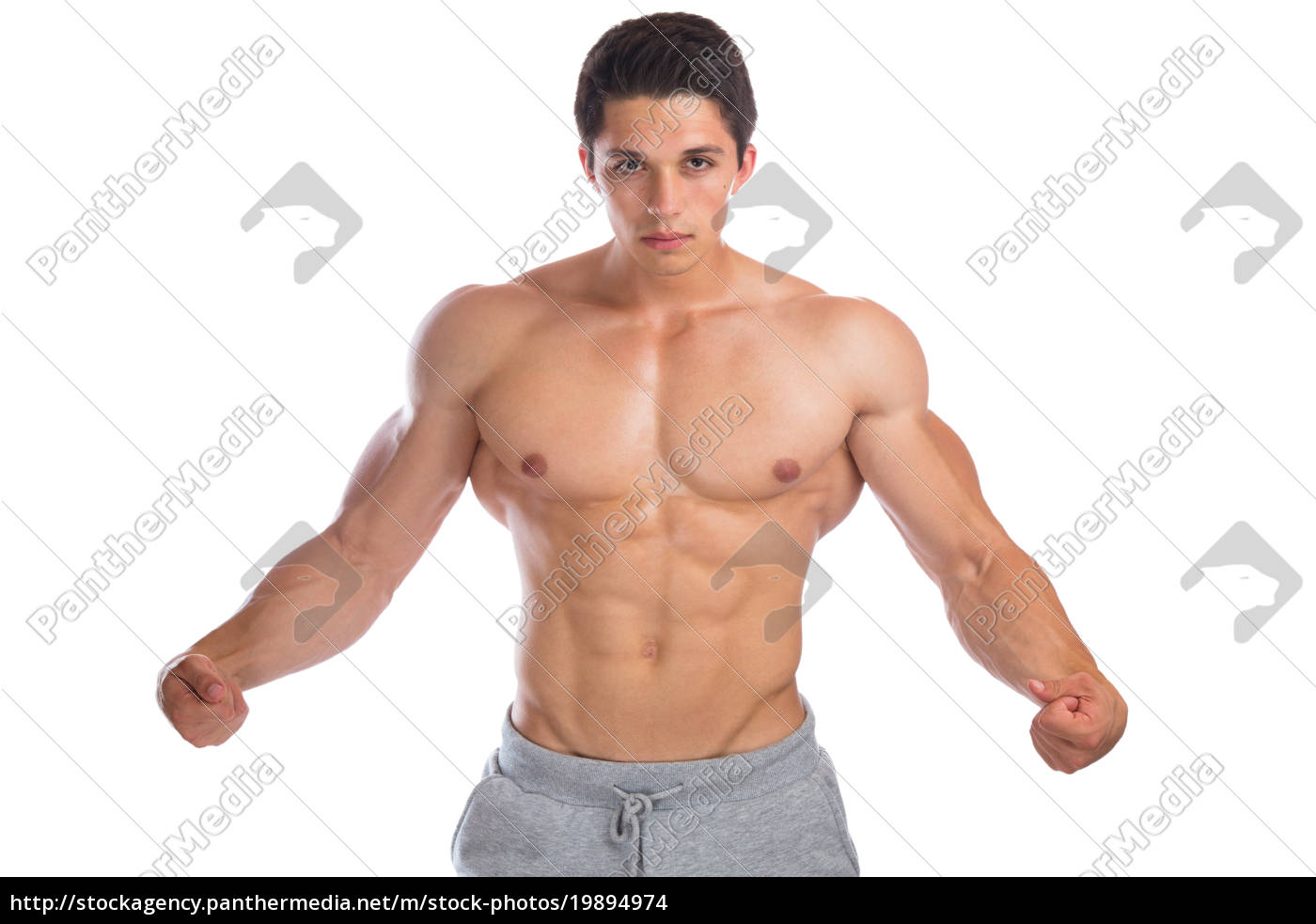 Bodybuilder mann