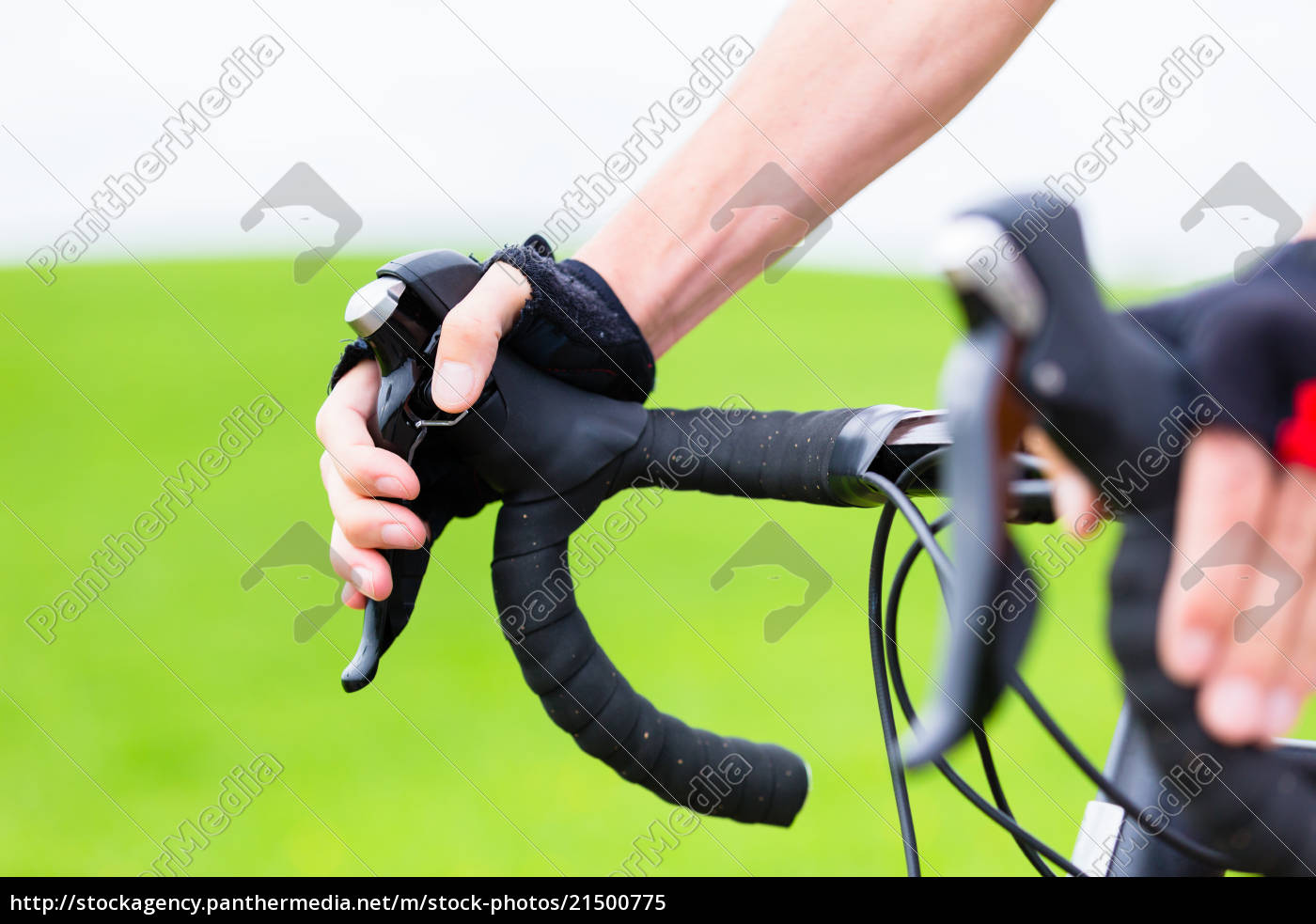 hands on bike