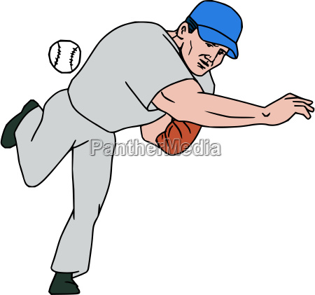 Baseball Pitcher Stock Illustrations – 5,461 Baseball Pitcher