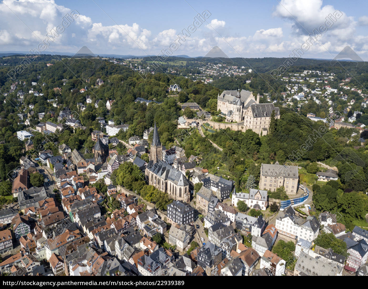 Old Town Of Marburg Germany Royalty Free Image 22939389 Panthermedia Stock Agency