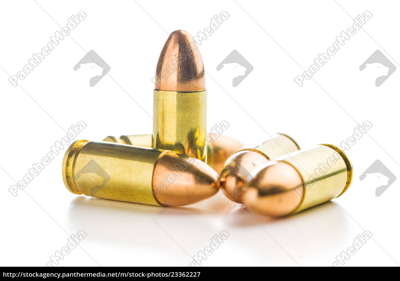 9mm pistol bullet