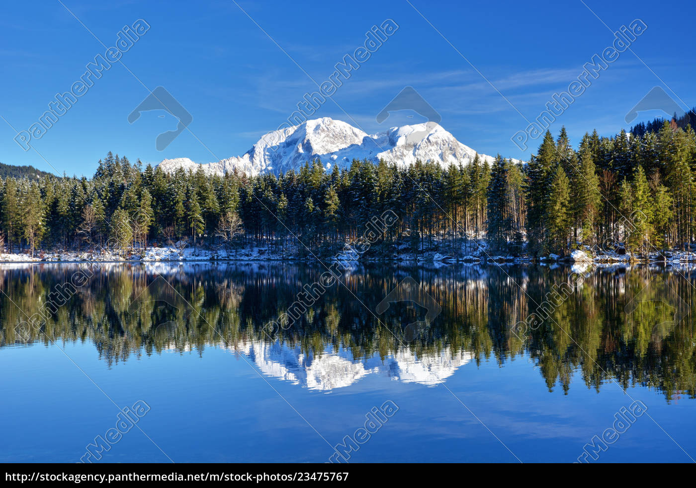 Wasserspiegelung Stock Photo Panthermedia Stock Agency