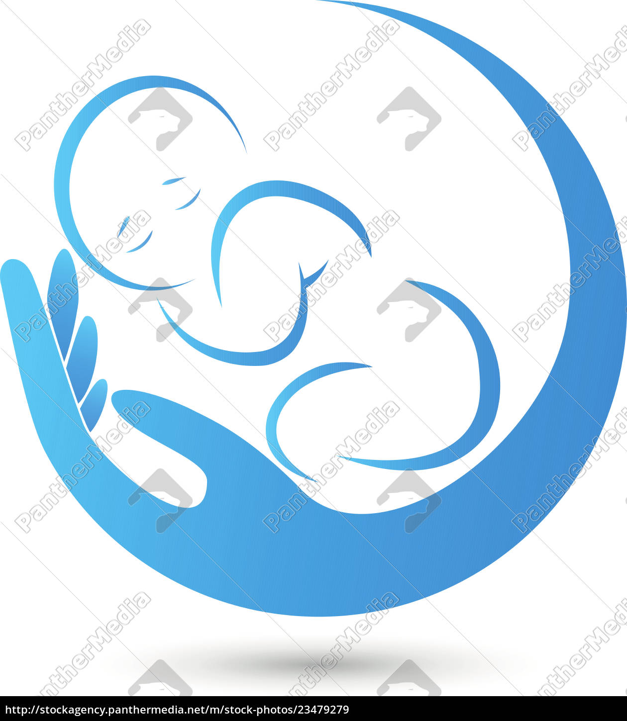 Hand Child Baby Logo Stock Photo Panthermedia Stock Agency