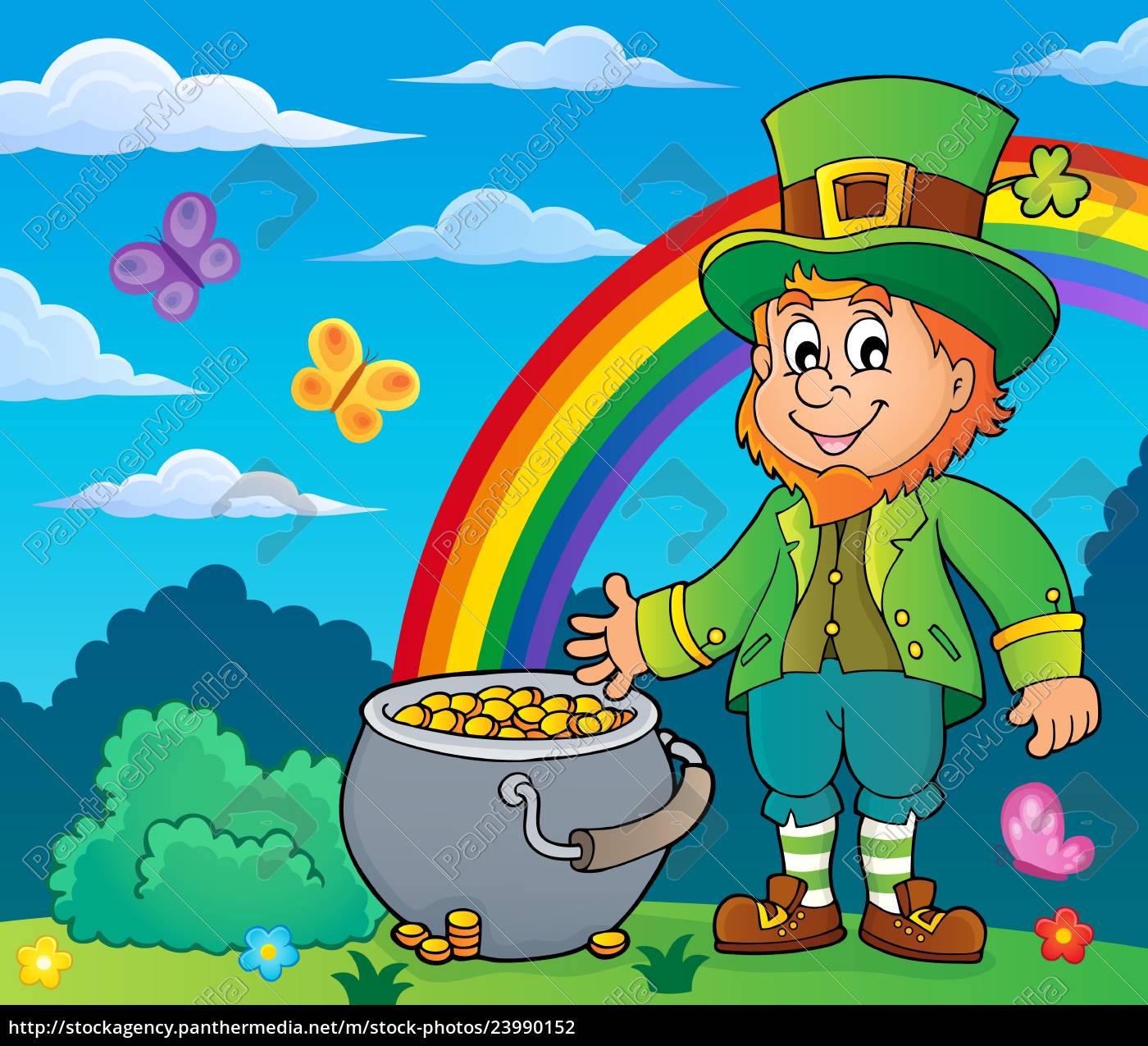 Leprechaun Theme Image 5 Royalty Free Photo 23990152 Panthermedia Stock Agency