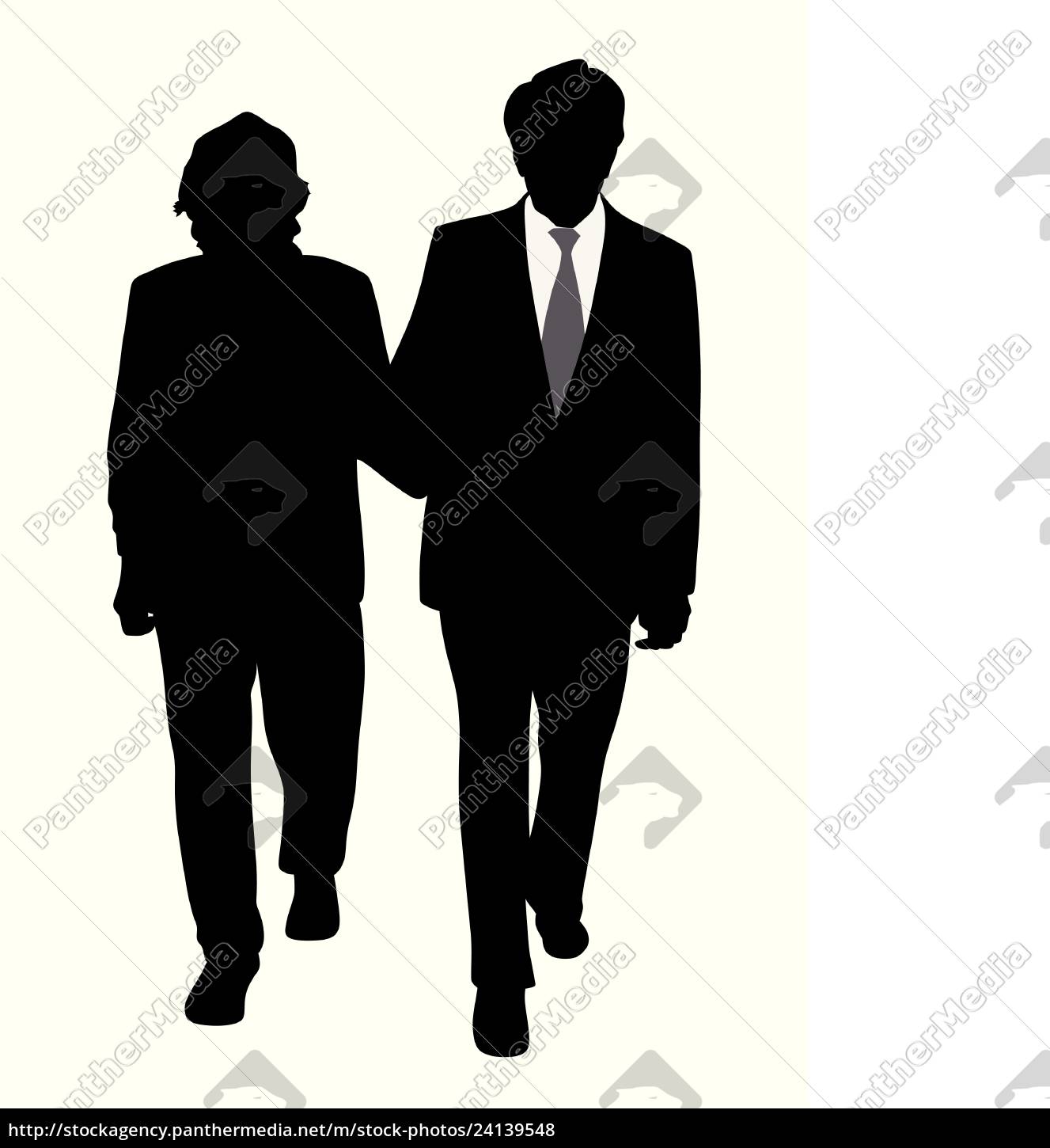 Senior Couple Walking Arm In Arm Royalty Free Photo Panthermedia Stock Agency