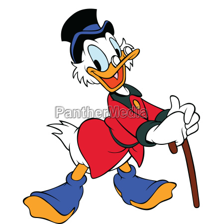 uncle scrooge mcduck richest duck in the world - Rights-managed image  #24480096 | PantherMedia Stock Agency