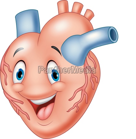 Cartoon happy heart - Royalty free photo #24991636 | PantherMedia Stock  Agency