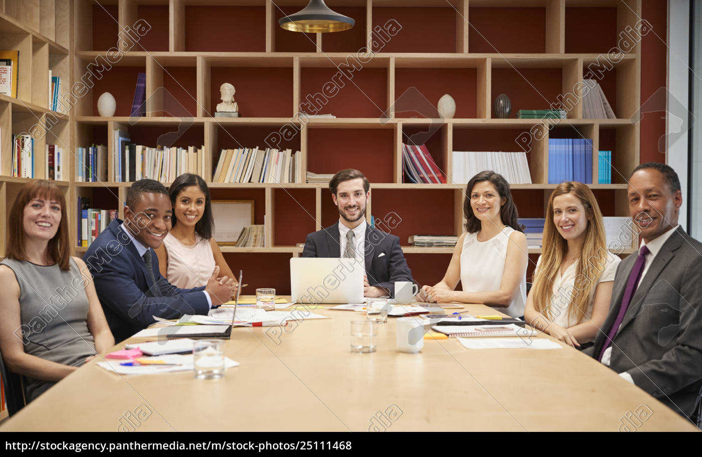 Royalty Free Photo 25111468 Medium Group Of People At A Business Boardroom Meeting