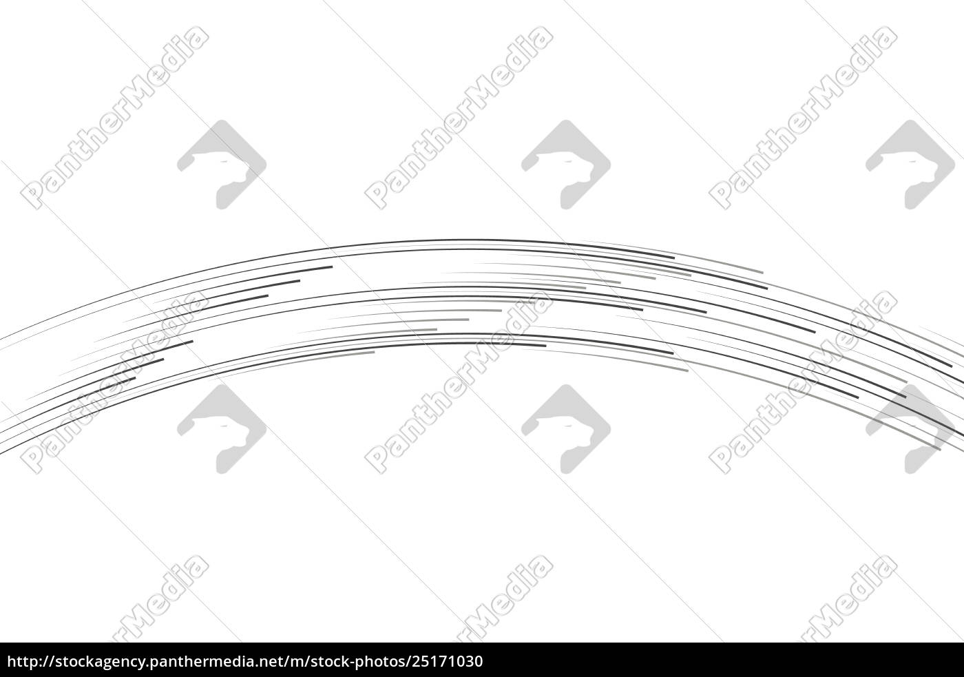 Isolated speed lines the effect of movement Vector Image