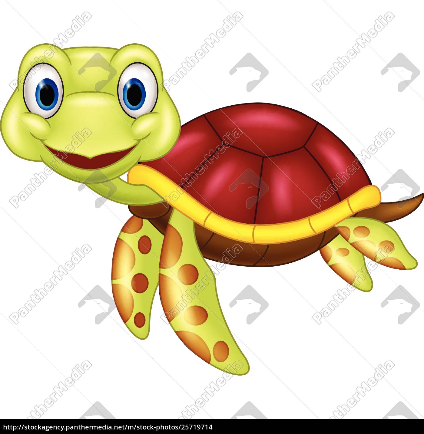 Cartoon Baby Cute Turtle Royalty Free Image Panthermedia Stock Agency