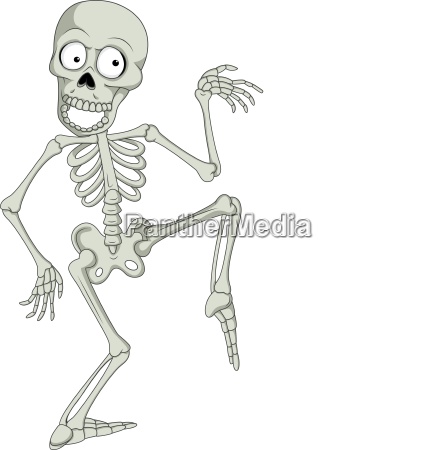 Cartoon funny skeleton dancing - Royalty free image #25728714 |  PantherMedia Stock Agency