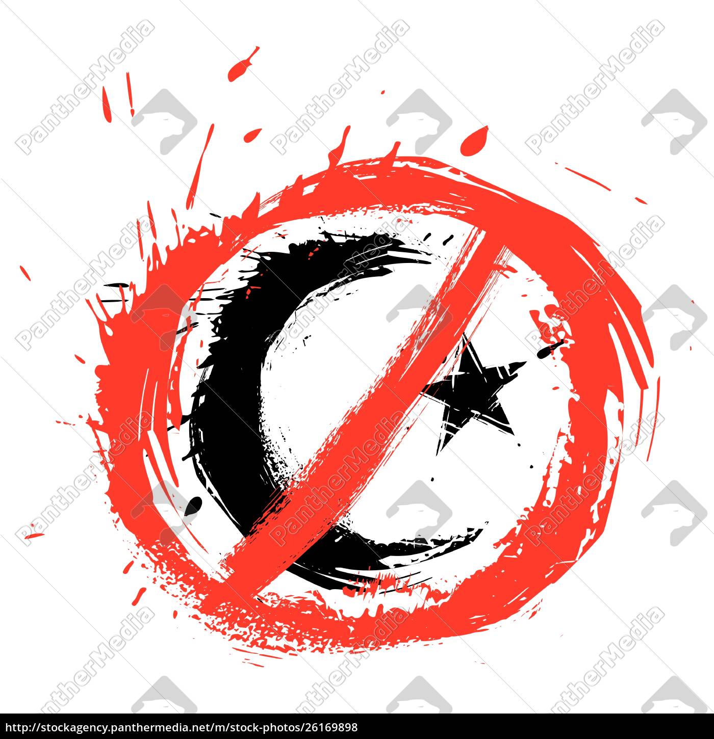 No Islam Symbol Stock Image Panthermedia Stock Agency