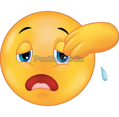 Exhausted emoticon smiley - Royalty free image #27659430 | PantherMedia ...