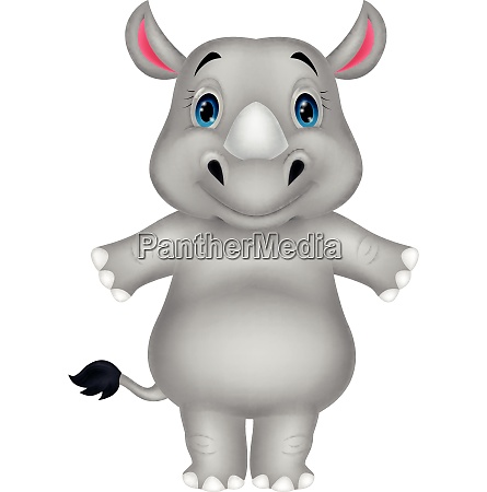 Rhino cartoon - Royalty free photo #27723384 | PantherMedia Stock Agency