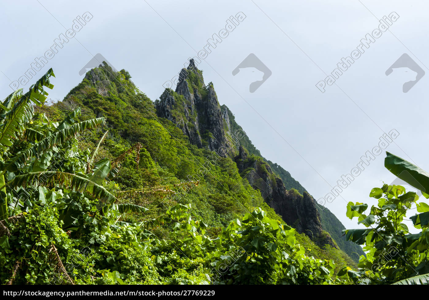 Ofu Island Manu a island group American Samoa South - Stock Photo ...