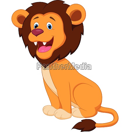 Cute lion cartoon - Stock image #27945634 | PantherMedia Stock Agency