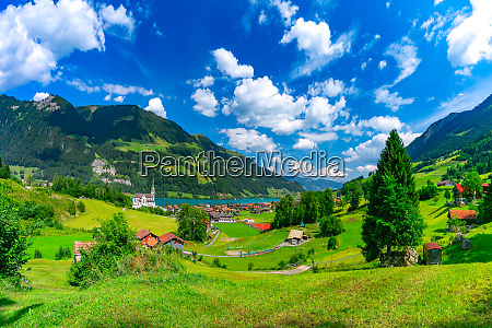 Swiss village Lungern Switzerland - Stock Photo #27956735 | PantherMedia  Stock Agency