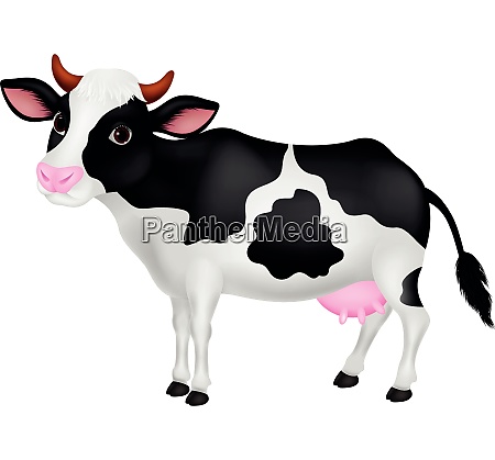 Cute cow cartoon - Royalty free image #28008237 | PantherMedia Stock Agency