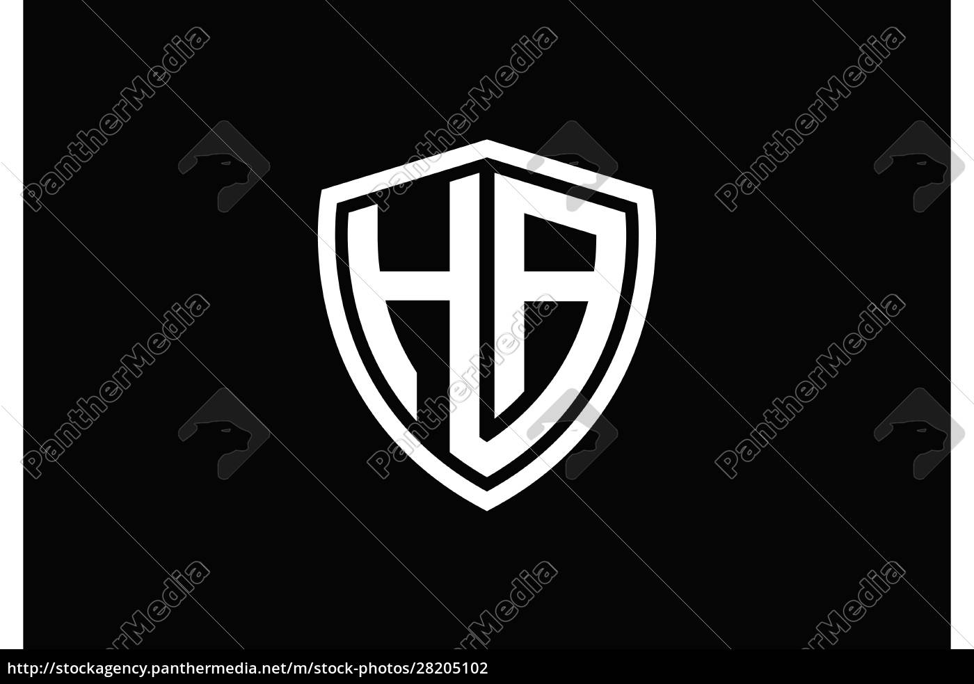 H A, HA Initial Letter Logo design vector template, Graphic