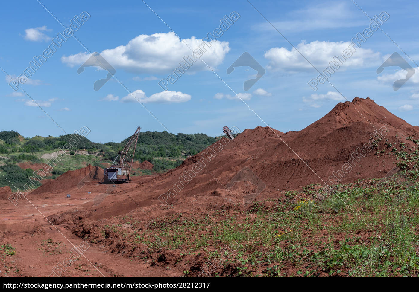 Giant Excavator Machinery Industry Stock Photo 28212317 Panthermedia Stock Agency