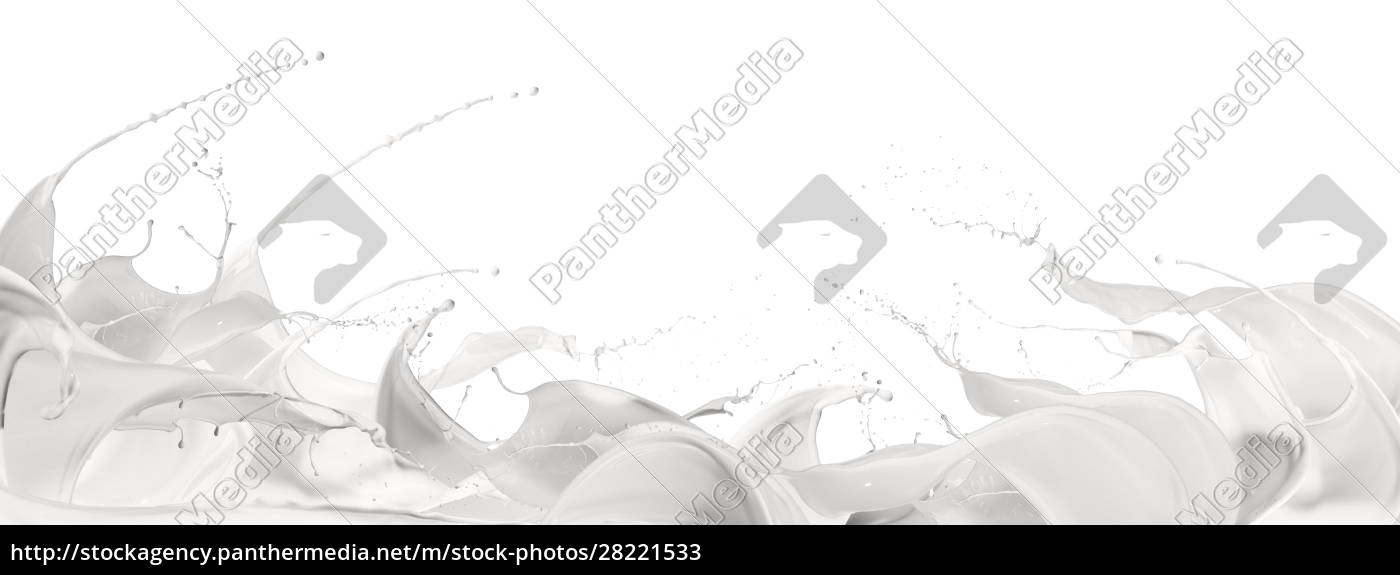 Milk Wave Splash Stock Photo 28221533 Panthermedia Stock Agency