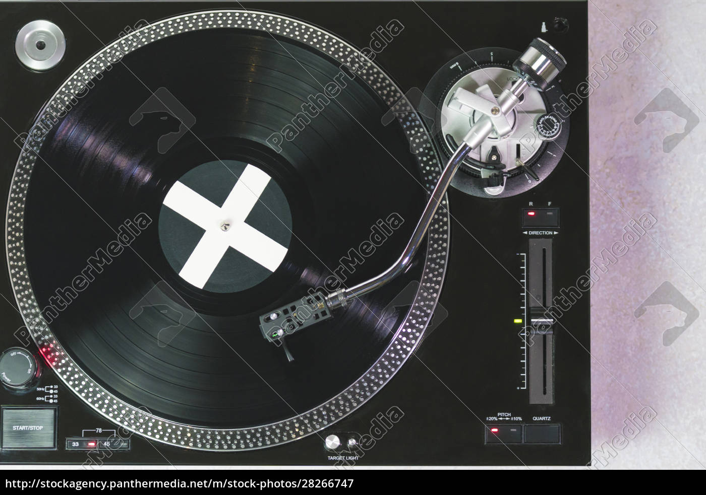 Close Up Of Modern Turntable Vinyl Record Player With Royalty Free Image Panthermedia Stock Agency